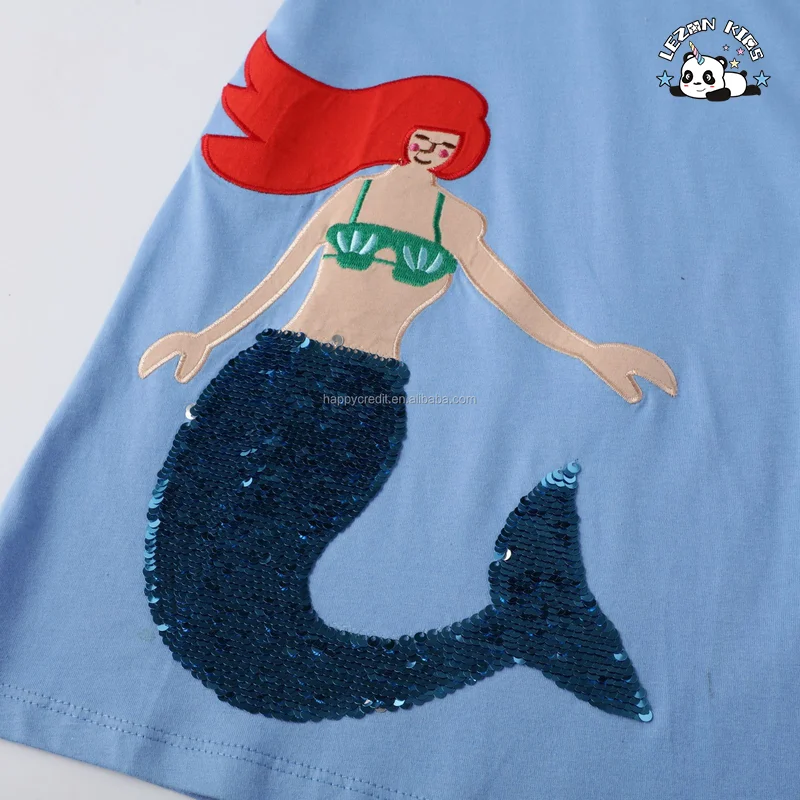 LEZONKIDS - Vestido Maxi Casual de Outono e Inverno para Meninas com Lantejoulas, Sereia, Unicórnio, Respirável, Listrado, Cartoon, Xadrez, Lace, Sem Mangas